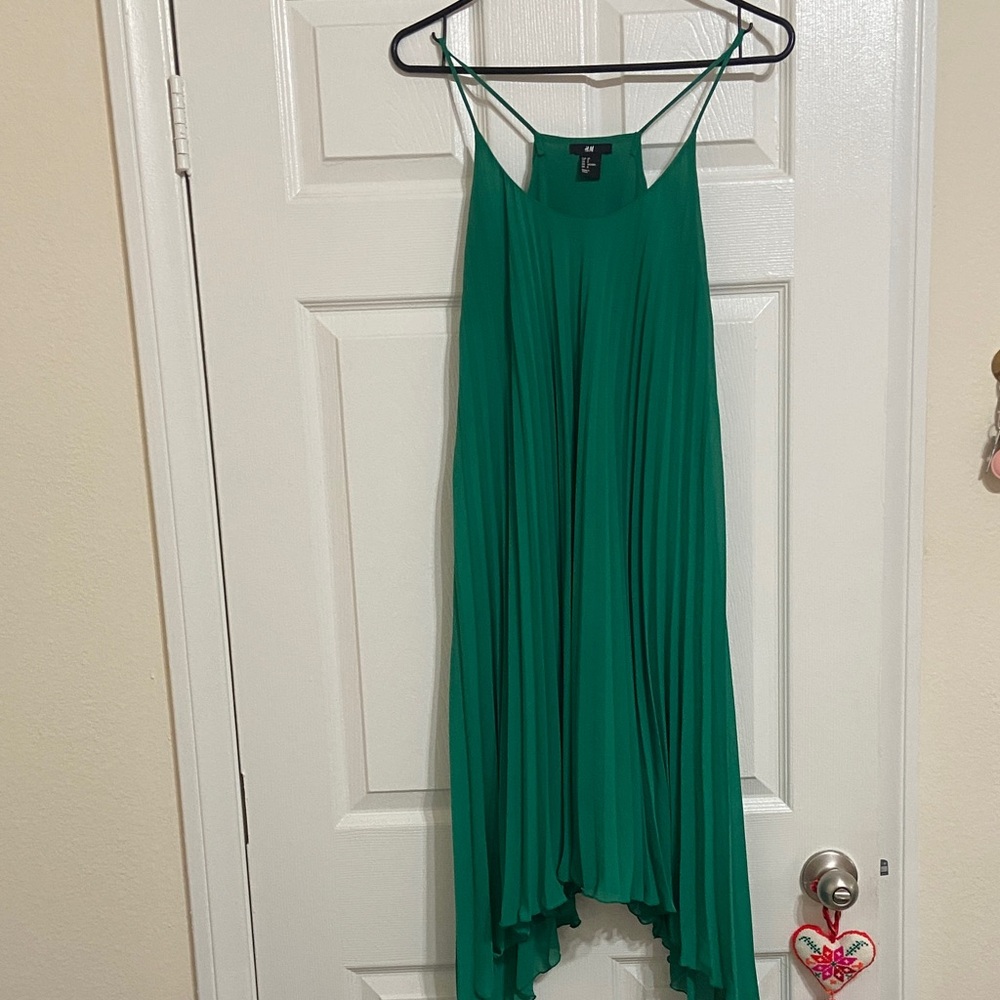 H&M Green Midi Dress